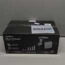 Electric Meat Grinder, Sausage Stuffer with 3 Sausage Tubes, 2 Blades, 3 Plates, 3200W Max, Meat Grinder Heavy Duty for Home Kitchen Use, Stainless Steel (Black)