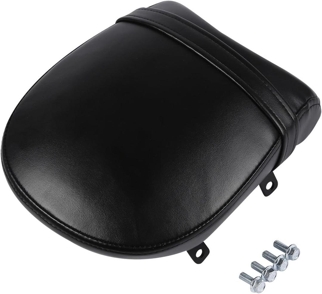  Black Synthetic Leather Passenger Seat Fit for Motorcycle Victory Vegas Kingpin