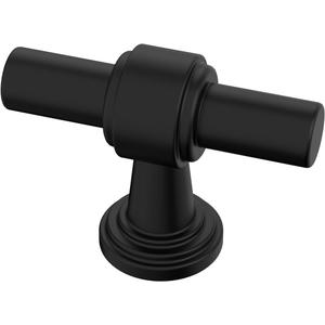 Alzassbg 10 Pack Matt Black Cabinet Knobs, 1.9 Inch(49mm) Cabinet Handles Kitchen Hardware Straight Bar for Cabinets and Drawer AL3505MB