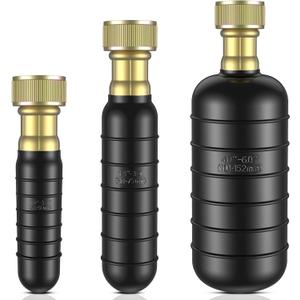 3 x 3-Pack Drain Bladder Kit, Water-Powered Rubber Drain Cleaning Bladder, Fits 1 to 6 Inch Pipes, Ideal for Clearing Bathroom Sinks, Showers, Swimming Pool Drains, Kitchen Sinks and Main Drains Clogs