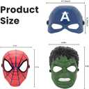 Superhero mask for Kids，Super hero Costumes Children's Birthday Parties,Boy Toys Gifts for Halloween Cosplay Parties
