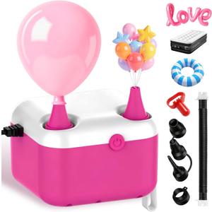 3 in 1 Balloon Pump Electric,Balloon Pump,Electric Air Pump,Quick-Fill Inflator/Deflator Pumps for Party Decoration Balloon, Pool, Floats, Air Mattress Bed, Swimming Ring