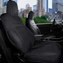 RuiYue Carry Fit Tesla Model Y 5-Seater Car Seat Cover, Nappa Faux Leather Seats Protector, Novel Design Full Surround Customized Interior Accessories for 2019 2020 2021 2022 2023 2024 (Black)
