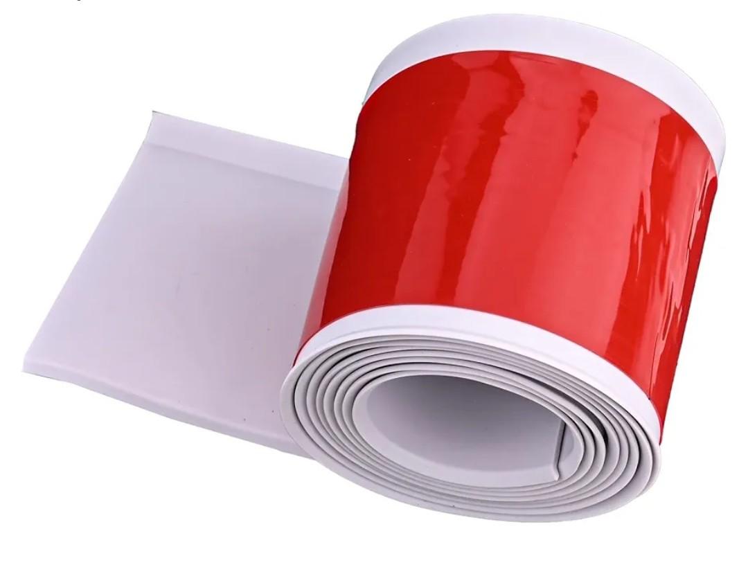 Floor Transition Strip 2" Self Adhesive Flat Vinyl Flooring Transitions Strip with Strong Backing (5cm, 10FT, White)