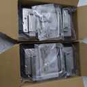 6 Pack Stainless Door Lock Heavy Duty Flush Mount Handle Latch for Trailer Toolbox RV Handle Latch with Gasket Keys