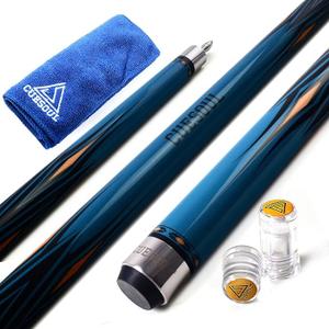 CUESOUL SOOCOO Series 58" 19oz Maple Pool Cue (12.75mm, Black)
