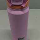 ZULU Powerfill Pro 24oz Stainless Steel Water Bottle with Quick Fill Lid, Triple Walled Vacuum Insulated Metal, Leak Proof Locking Lid, Sip and Chug, Reusable BPA Free, Sherbert