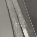 2 Pcs 1-3/4 x 36 U Shaped Aluminum Door Bottom Sweep with Drip Cap Screw-on Weatherstrip Draft Stopper for Exterior, Front, Bottom of Door (Silver)