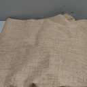 RYB HOME 100% Blackout Linen Textured Curtains for Bedroom, Farmhouse Thermal Insulated Window Curtains for Living Room Dining Patio Sliding Glass Door, Wide 52 x Long 102 inch, Burlap, 2 Panels