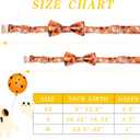Halloween Dog Collar, Medium Dog Collar with Bow, Pumpkin Style for Girl Boy,Soft Adjustable Design for Small Medium DogsOrangeM