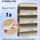 Anycolor TZe-241 TZ Tape 18mm Laminated White Replacement for Brother P Touch 3/4'' (0.7") Label Maker Tape TZe241 for Brother Ptouch PT-D400 D410 D600 D610BT D460BT Refills, 5-Pack