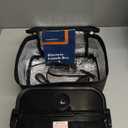 TRAVELISIMO Extra-Large Electric Lunch Box For Adults Holds up to 8 Cups - 80W Heated Lunch Box 1.8L Portable Microwave, Portable Food Warmer, Travel & Work - Loncheras Para Hombres De Trabajo (Black)