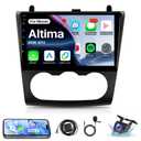 Leadfan Car Radio for Nissan Altima 2008 2009 2010 2011 2012 Car Stereo with Wireless Apple Carplay Android Auto, 9 inch Touch Screen for Altima Radio Bluetooth in Dash GPS WiFi FM SWC Camera