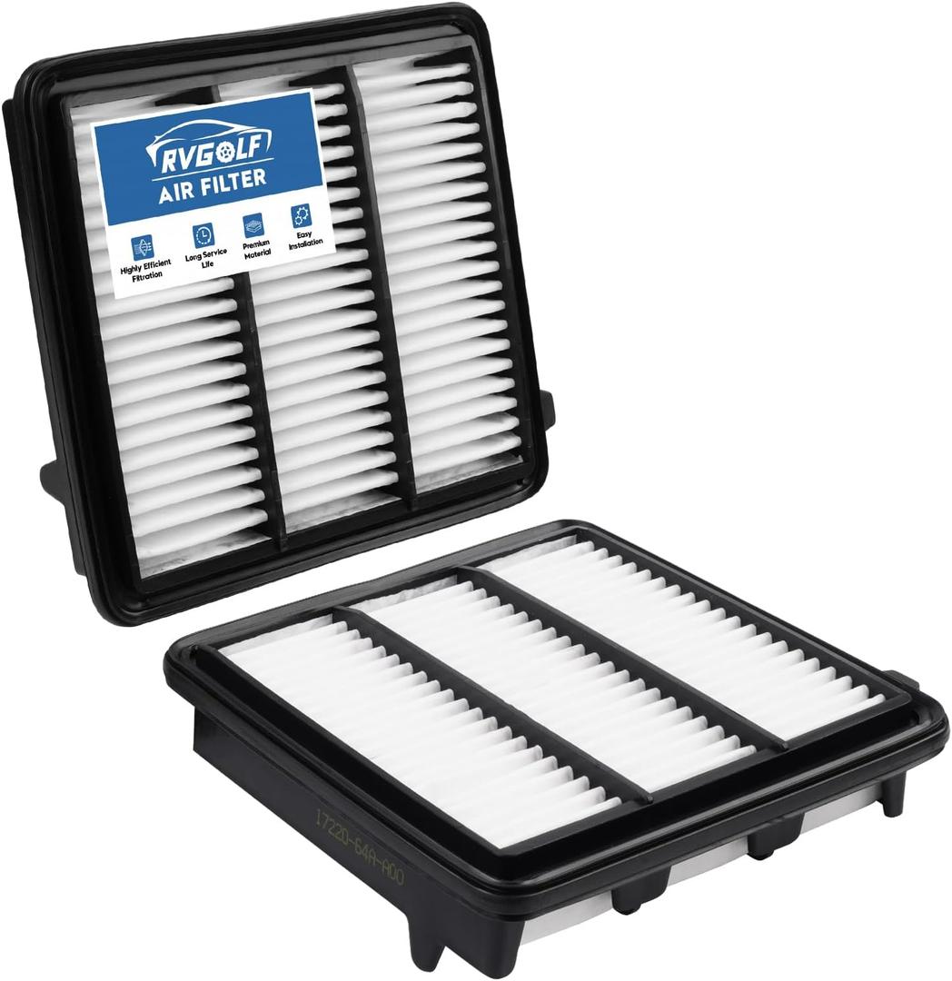 2PCS Engine Air Filter Fit for 2023-2025 2026 Honda CR-V CRV, 2022-2025 2026 Civic, 2023-2025 2026 Accord 2023 (All Fit L4 1.5L, Not Hybrid) Engine Filter Automotive Accessories# 1722064AA00
