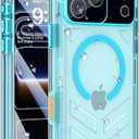 for iPhone 17 Pro Waterproof Case with Magsafe, Built-in [Camera & Screen Protector] [Lanyard], IP68 Water Proof Full Body Dustproof Heavy Duty Frosted Protective Phone Cover, 6.3" Teal