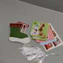 48 Pcs Christmas Craft Kits for Kids Christmas Stockings Christmas Tree Stockings Ornaments Kit Make Your Own Christmas Craft DIY Stockings Cutouts for Holiday Farmhouse Decor