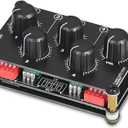 Little Bear MC5 Mini Portable Stereo 4 Channel Audio Mixer Passive Live Studio Console Recording Low Noise (No Power Needed)