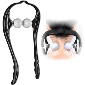 Dipua Neck Massager for Pain Relief Deep Tissue Self Trigger Point Shiatsu Shoulder & Back Massager for Neck, Shoulders, Legs, Home/Office Use