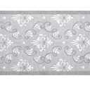 DEXI Door Mat 17x30, Washable Floral Entryway Mats Low Profile, Absorbent Muddy Dirt Doormats for Entrance Inside Home, Porch