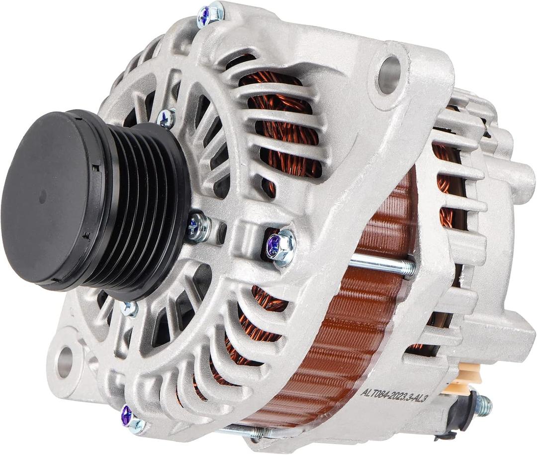 New Alternator for 2007-2017 Jeep Compass Patriot 2.0 2.4L, 2008-2013 Dodge Avenger 2.4L, 2017-2012 Caliber 1.8L 2.0L 2.4L, 2011-2013 Chrysler 200 2.4L, 2007-2010 Sebring Replace# AMT0194 400-48056