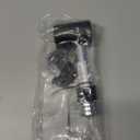 METOWARE Right-Angle Head Trailer Hitch Receiver Lock, 1/2" Diameter Pin Lock with 5/8" Adaptor, 2-3/4" Pin Fits 2" or 2-1/2" Receiver