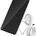 6W AC 9V Solar Panel for Ring Doorbell, Solar Panel Compatible with Ring Video Doorbell 2, Video Doorbell 3, Video Doorbell 3+, Video Doorbell 4 and Video Doorbell Plus