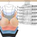 Tank Top Hangers Space Saving, Hanging Closet Organizer,6 Tiers Bra Hangers with 360 Swivel Hook, Closet Organizers and Storage, Dorm Room Essentials for Girls-6 Pack