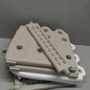 Toddler Step Stool for Bathroom Sink, Kids Two Step Stool for Toilet Potty Training and Kitchen Counter, Children Step Up Learning Helper Tower with Safety Handles and Non-Slip Pads,Gray