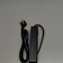 CCCEI Outdoor Waterproof 6 FT Flat Plug Extension Cord Power Strip,1500J Surge Protector Weatherproof Indoor Exterior Multiple Outlet, 6 Foot Extra Long, 3 Prong, 4 Outlets, Black. (Black, 6FT)