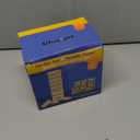 Glintoper Tic Tac Toe & Tumble Tower Blocks Tables Game Set, Classic Wood Stacking Game & XOXO Board Games for Kids Family, Living Room Rustic Coffee Table Decor, Travel Strategy Board Games