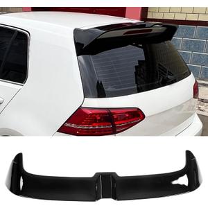KHK MK7 Rear Window Roof Spoiler, Gloss Black Rear Top Spoiler Wings, ABS Material Fits for VW Golf Mk7/Gti Hatchback 2015-2019