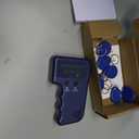 RFID 125KHz Card Reader Writer Handheld Smart ID Card for T5577 or EM4305, Includes 6pc White Card and 6pc Blank Writable T5577 Keychains Christmas Stocking Stuffers for Men