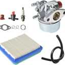 labwork 640017 Carburetor Replacement for Tecumseh 640025 640117 640104 640004 Carb OHH50 OHH55 OHH60 OHH65 OH195XA OH195EA TVM195 Engines 917.293401 247.775870