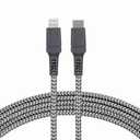 Cell Candy 10 ft Braided Charge & Sync Cable For Lightning to USB