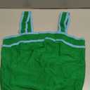 Dokotoo Women's Square Neck Knit Crop Tank Tops 2025 Slim Fit Y2K Color Block Sleeveless Cami Shirts (Large, Green)