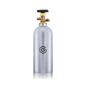 5lb Aluminum New CO2 Tank, DOT Approved Gas Cylinder with CGA 320 Valve for Kegerators and Draft Beer Dispensing