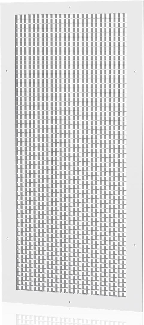 Return Air Grille Fits 20'' x 30'' Duct Opening, Aluminum Eggcrate Return Grille Cover Rust Proof Vent Duct Cover For Wall & Ceiling | Outer Dimensions: 21.77'' X 31.81''