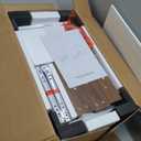 Fluted Nightstands Set of 2, Modern Bedside Table with Drawer and Storage Shelf (Walnut)