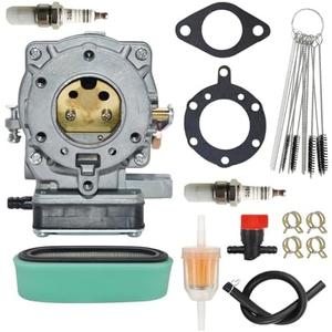 693480 499306 495181 carburetor replacement for 17.0 18.5 19.5 20 21HP Engine for Craftsman LT1000 917270821 V-Twin for Toro Lawn Mower Tractor Carb OE 693479 499306 with Gaskets and Air Filter Kit
