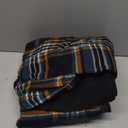 Carhartt Men's Rugged Flex Relaxed Fit Flannel Fleece Lined Hooded Shirt Jac, L