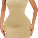 Strapless Shapewear Bodysuit for Women Tummy Control Shapewear Seamless Full Body Shaper Bodysuit for Dress, XXL