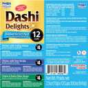 INABA Dashi Delights for Cats, Shredded Chicken with Bonito Flake Broth, 2.5 Ounce Cup, 12 Cups Total, Seafood Variety (EXP 03/09/27)