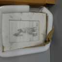 Mud Pie 5" X 7" MARBLE & GOLD FRAME