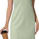 Wldrsd Women Business Sheath Midi Dress, 2025 Summer Sleeveless A-line Slimming Work Pencil Skirt, XXL