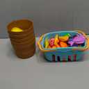 JOYIN Learning Toys Play Food Set for Toddlers, Cutting Food for Preschool Activities, Play Kitchen Accessories, Educational Toys, Color Sorting Set for Boys & Girls, Gifts for Christmas