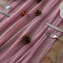 Keketoarrange Dusty Rose Mothers Day Cheesecloth Table Runner Gauze 120 Inch 10 FT Rustic Boho Cheese Cloth Runner for Wedding Baby Shower Bridal Shower Party Sheer Spring Summer Home Decorations