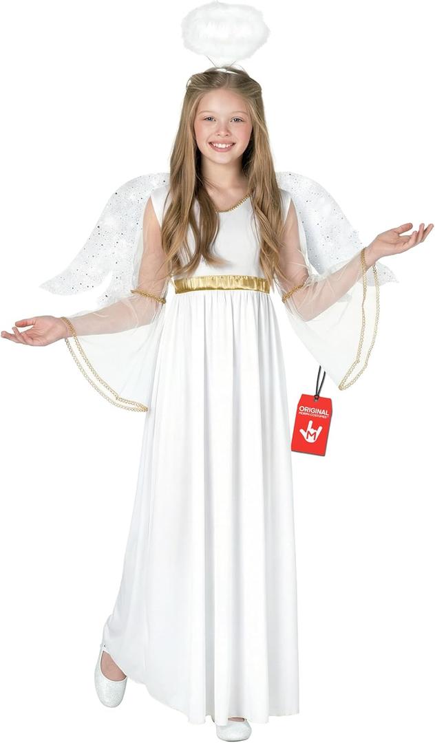 Morph Angel Costume For Girls, Girls Angel Costume, Angels Costumes For Kids, Kids Angels Costumes (X-Small)