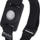 Adjustable Armband for Freestyle Libre 3, Transmitter Protection Sensor Cover Arm and Leg Band - No More Patches (Black)