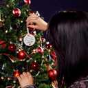 3 x Gifts for Friends Women, Friends Christmas Ornaments, Bestie Gifts for Women, Best Friend Ornament Ceramic Ornament