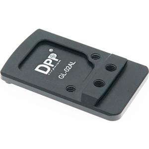 DPP Titanium Rear Sight Dovetail Mount Compatible with Glock Trijicon RMR/SRO&Holosun 407C507C/508T (Aluminum)